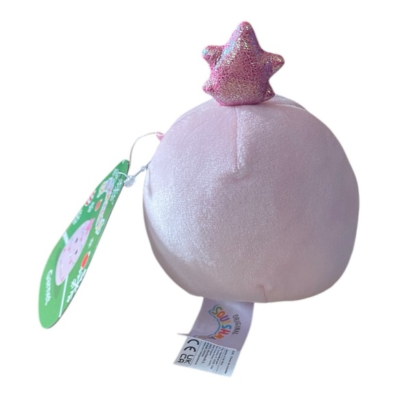 Squishmallows Garnet 4” Pink Christmas Tree Plush NEW - Picture 4 of 6